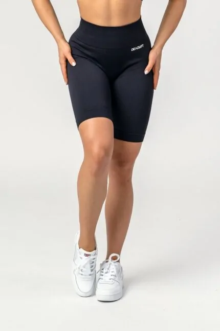 bikery damskie sportowe seamless prążkowane