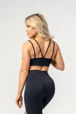 Women's sports set with BLACK leggings. - Image 3