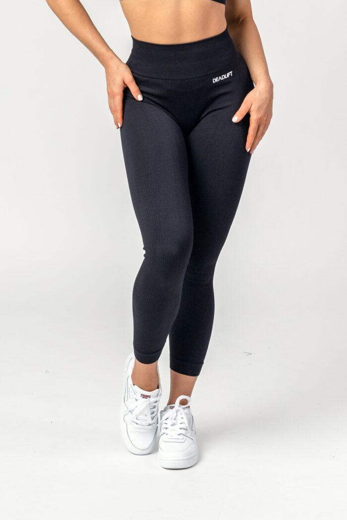 Women's sports set with BLACK leggings. - Image 7