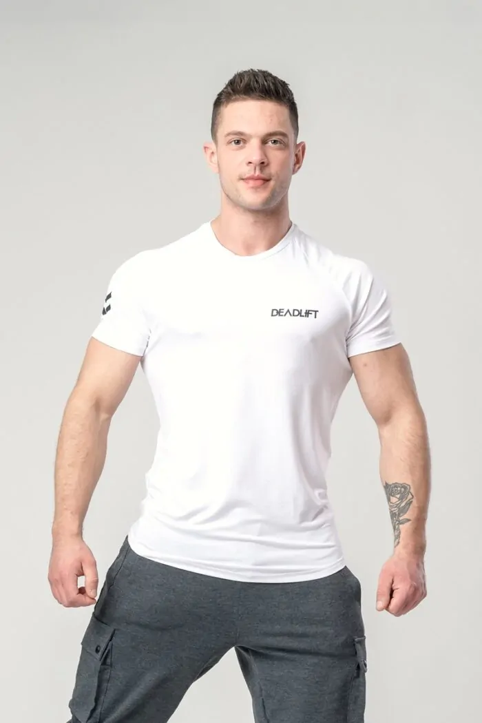 Men's slim fit T-shirt ELITE white - Image 1