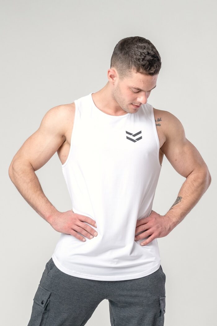 Men's training boxer ELITE in white - Image 1