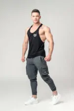 Men's training tank top ELITE black - Image 2