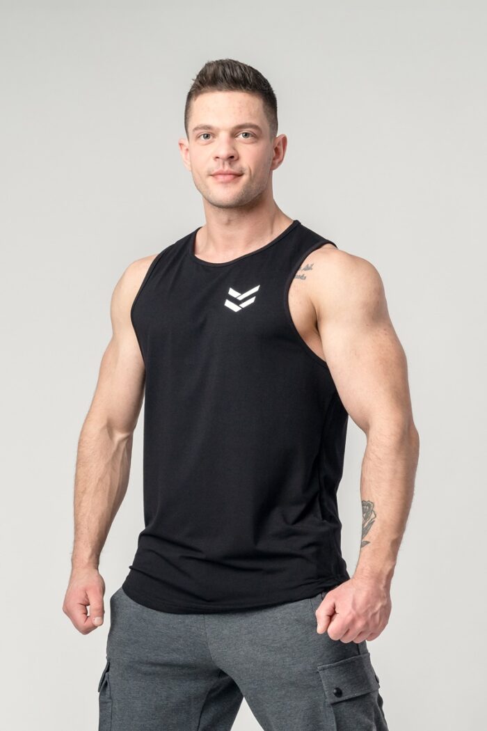 ELITE men's training boxer shirt black - Image 1