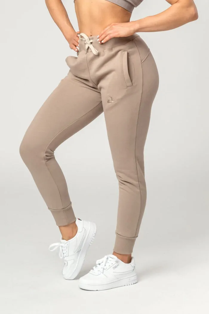 Women's sports tracksuit NUDE beige - Image 1