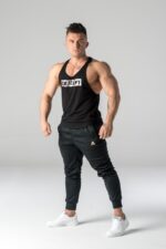 Men's stringer tank top METALLIC BOX black - Image 2