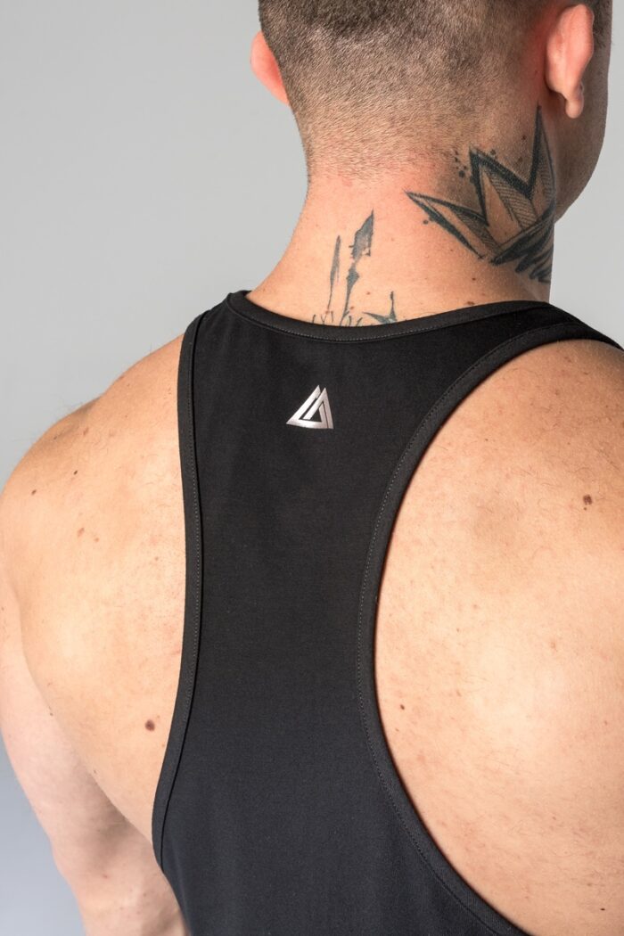 Men's stringer tank top METALLIC BOX black - Image 5