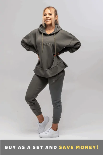 Women's sports tracksuit set FURY khaki