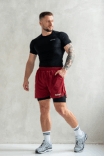 rashguard męski czarny bezszwowy treningowy