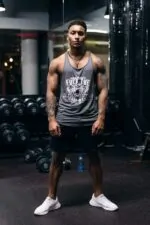 tank top męski na siłownię stringer treningowy