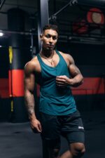tank top męski na siłownię stringer treningowy