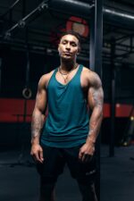 tank top męski na siłownię stringer treningowy