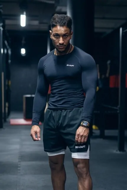 czarna koszulka treningowa rashguard sztuki walki