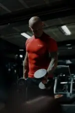 rashguard bezszwowy męski na trening z krótkim rękawem