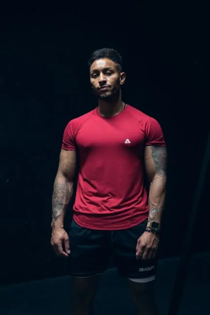 t-shirt męski treningowy na siłownię