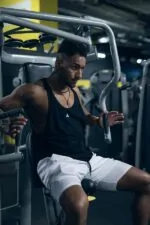 tank top męski na siłownię czarny