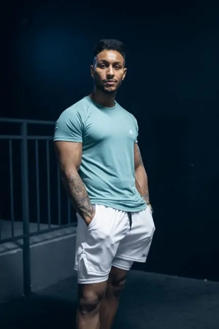 t-shirt męski minimalistyczny sportowyna trening