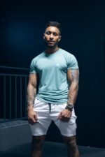 t-shirt męski minimalistyczny sportowyna trening