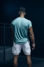 t-shirt męski minimalistyczny sportowyna trening