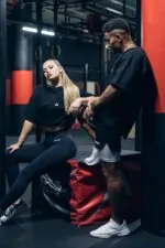 koszulka oversize sportowa na trening unisex czarna