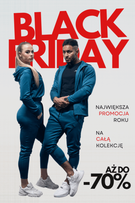 black friday black week polska marka sportowa ubrania treningowe na siłownię