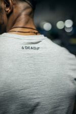 t-shirt slim fit męski logo deadlift sportowy
