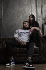 t-shirt oversize sportowy unisex na siłownię