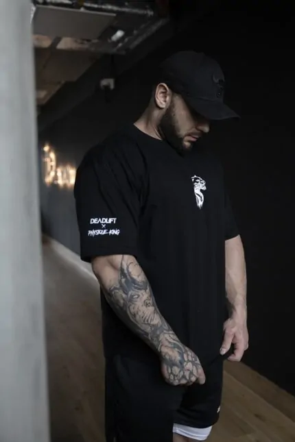 koszulka oversize sportowa na siłownię na trening stay aesthetic