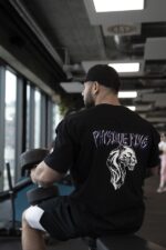 koszulka oversize sportowa na siłownię na trening stay aesthetic