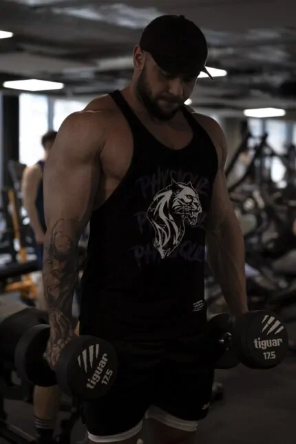 tank top męski na siłownię na trening
