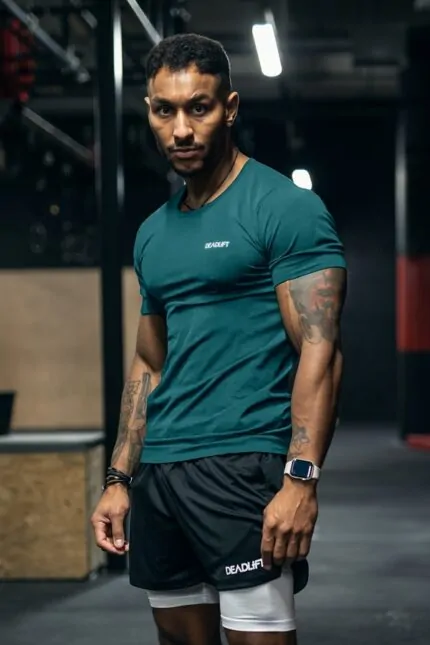 t-shirt szybkoschnący techniczny sportowy na siłownię na trening