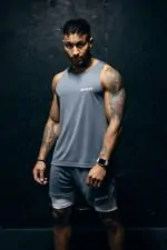 koszulka techniczna szybkoschnąca do treningu sportowa męska na siłownię