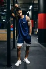 set sportowy szybkoschnący treningowy męski na siłownię
