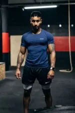 t-shirt techniczny szybkoschnący treningowy męski na siłownię