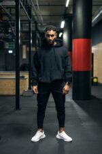Spodnie dresowe unisex DEADLIFT czarne - obrazek 3
