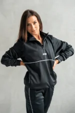 Bluza sportowa NOIR unisex czarna - obrazek 3