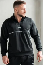 Bluza sportowa NOIR unisex czarna - obrazek 2
