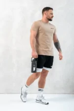 t-shirt męski muscle fit bawełniany