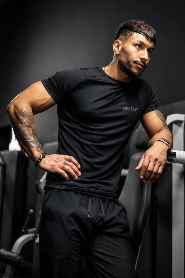 Męski rashguard techniczny DEADLIFT TECH czarny
